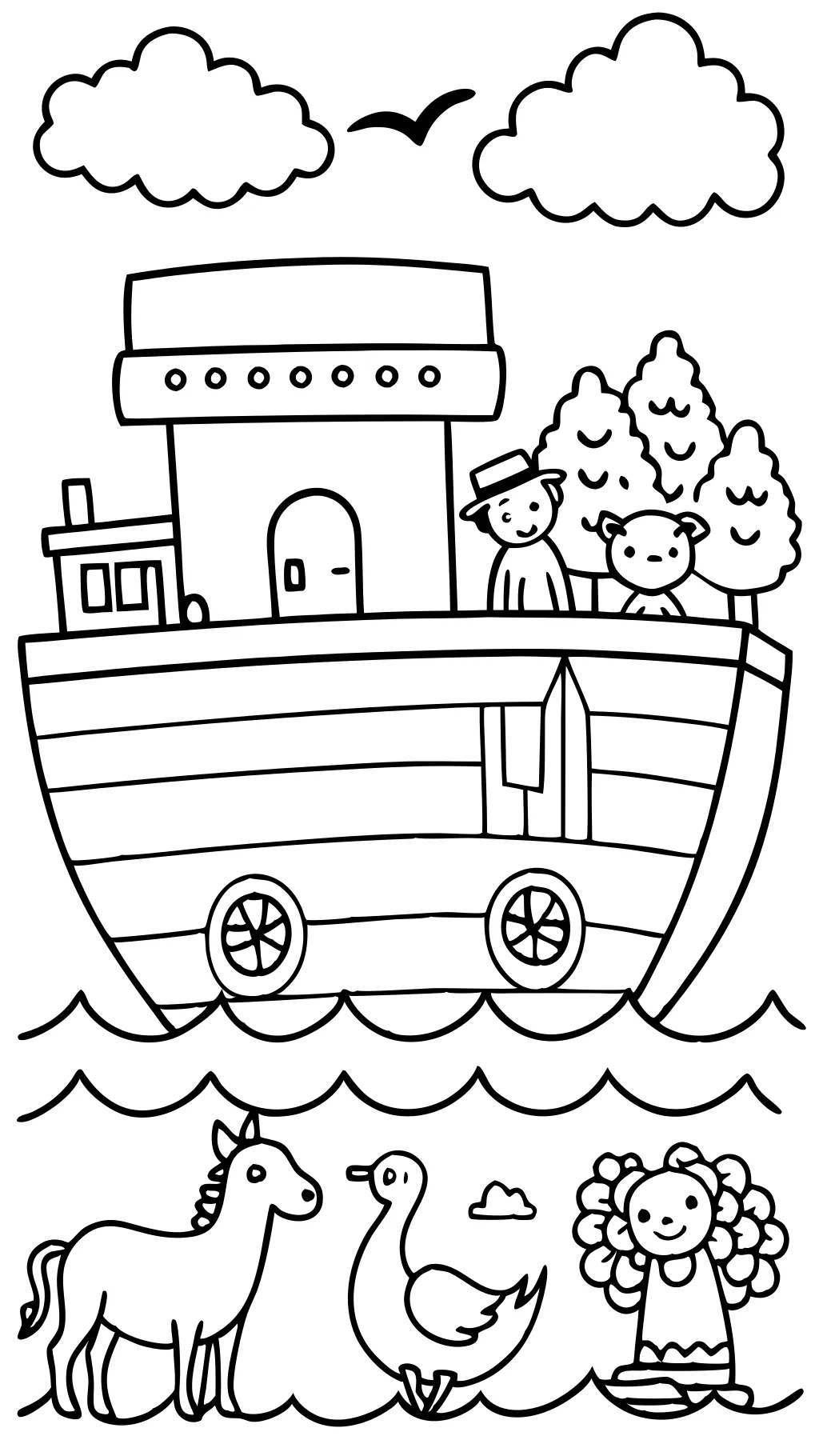 coloriages pour enfants de la Bible